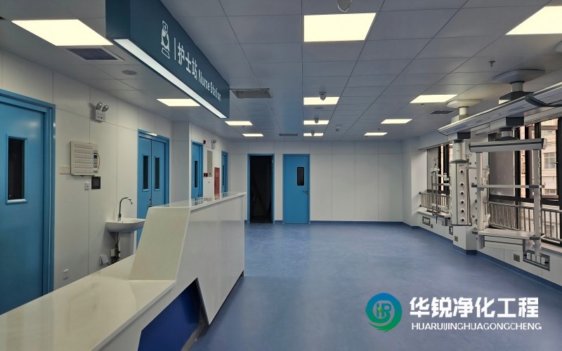 醫(yī)院特殊科室凈化工程即將竣工